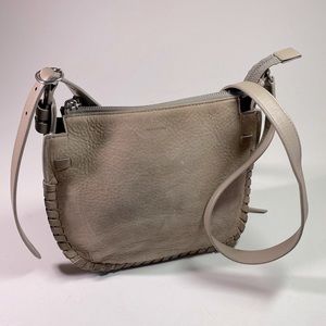 All Saints Mori nubuck crossbody bag